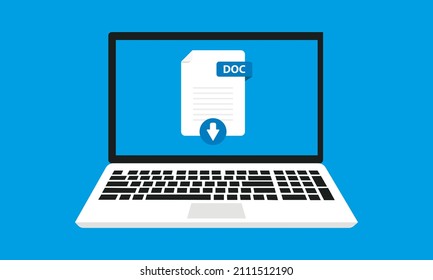 Document file icon Vector Illustration