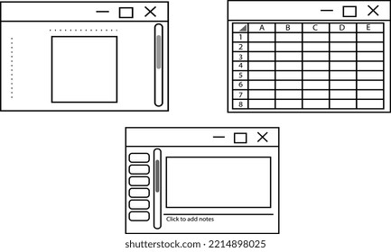 Document file icons. Doc, Pdf, Xls flat icon. Vector illustration. Modern flat design of logo DOC file icon. PPT presentation file icon