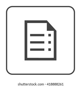 Document file list icon