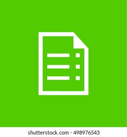 Document file list icon