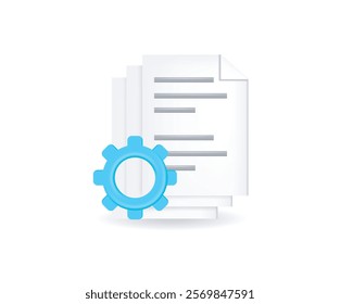 Document file management gear setting concept