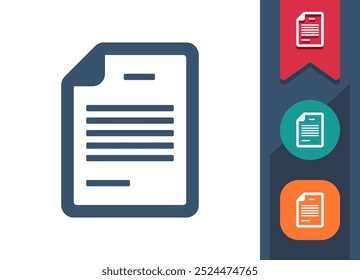 Document, File, Page, Form, Contract Icon. Professional, pixel perfect icon. EPS 10 format.
