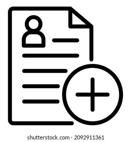 Documento de papel Docs Icono plano empresarial aislado en fondo blanco