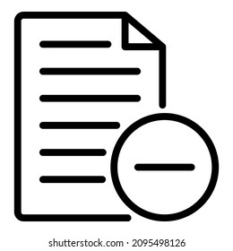 Document File Paper Docs Business Flat Icon Isolated On White Background