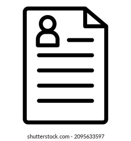 Documento de papel Docs Icono plano empresarial aislado en fondo blanco