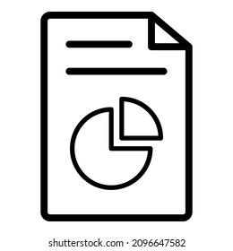 Document File Paper Docs Business Flat Icon Isolated On White Background