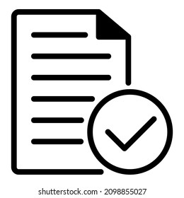 Document File Paper Docs Business Flat Icon Isolated On White Background