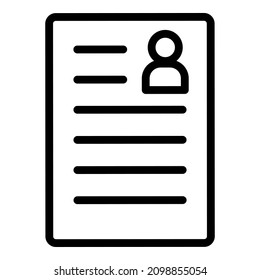Documento de papel Docs Icono plano empresarial aislado en fondo blanco