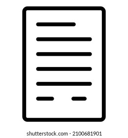 Documento de papel Docs Icono plano empresarial aislado en fondo blanco