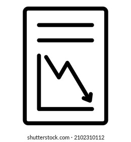 Documento de papel Docs Icono plano empresarial aislado en fondo blanco