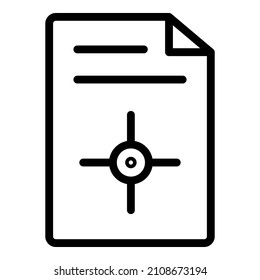 Document File Paper Docs Flat Icon Isolated On White Background