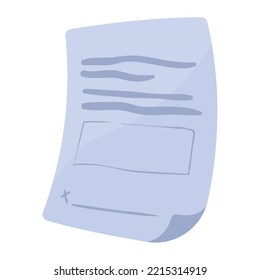 document file paper format icon