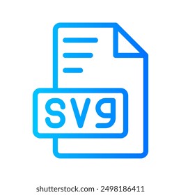 Document file picture gradient icon. format file type icons symbol, Extension, type data, vector illustration.