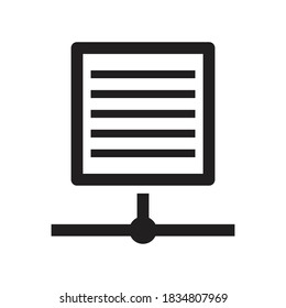 document file Share online icon sign symbol