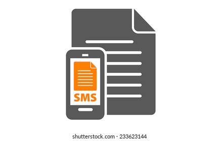 document file sms icon