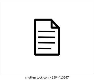 Document file vector icon. filled flat sign for mobile concept and web design. Paper doc simple solid icon. Symbol, logo illustration. Pixel perfect vector graphics - Vector 