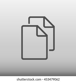 Document File  Vector Icon Illustration