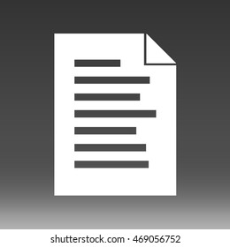 Document File Vector Icon Illustration