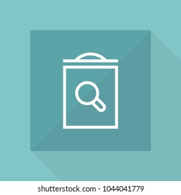 Document file vector line icon