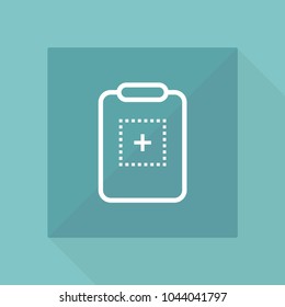 Document file vector line icon