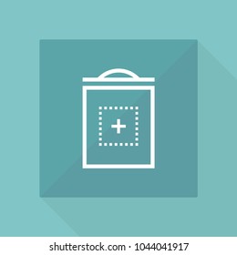 Document file vector line icon
