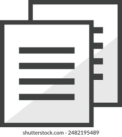 Document files icon for business and multipurpose use