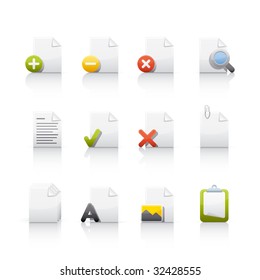 Document Files Icon Set