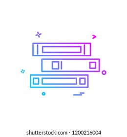 document files office icon vector design