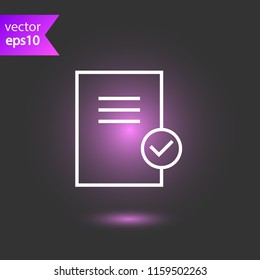 Document and files vector icon. Add file. delete file sign. Office files and documents icon. EPS 10 flat symbol