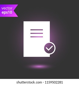 Document and files vector icon. Add file. delete file sign. Office files and documents icon. EPS 10 flat symbol