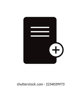 Document and files vector icon. Add file. Delete file icon. Office files and documents icon. EPS 10 illustration of isolated document symbol pictogram