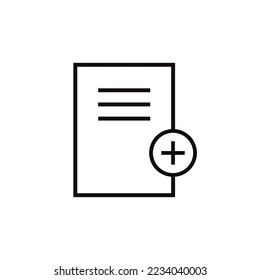 Document and files vector icon. Add file. Delete file icon. Office files and documents icon. EPS 10 illustration of isolated document symbol pictogram