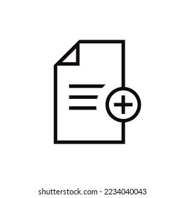 Document and files vector icon. Add file. Delete file icon. Office files and documents icon. EPS 10 illustration of isolated document symbol pictogram