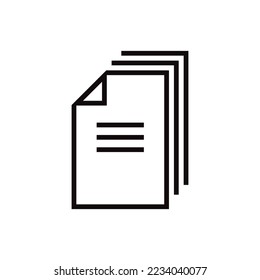 Document and files vector icon. Add file. Delete file icon. Office files and documents icon. EPS 10 illustration of isolated document symbol pictogram