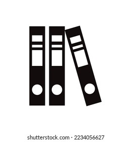 Document files vector icon. Folders flat sign design. Documents symbol pictogram