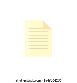 Document fill style icon design, Data archive storage organize business office and information theme Vector illustration
