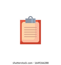Document fill style icon design, Data archive storage organize business office and information theme Vector illustration