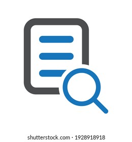 Document find icon.search,page (vector illustration)