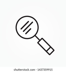 Document Find Logo Icon Design. File search icon. Document page with magnifier tool symbol. 