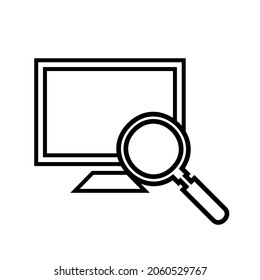 Document Finder Vector Icon. Illustration Isolated On A White Background. Vector Gray Sign Symbol