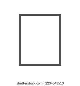 Document flat icon vector illustration. 