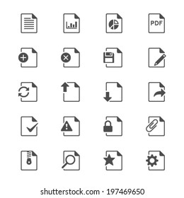 Document Flat Icons