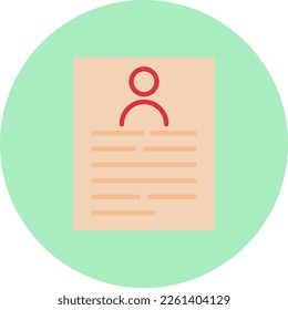 Document Flat Vector Icon Design