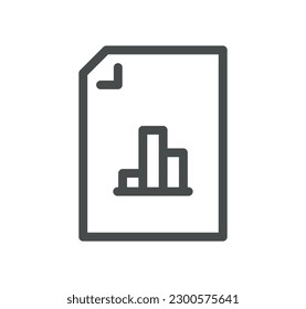 Dokumentfluss-Management-bezogene Symbol-Umriss und lineare Vektorgrafik.