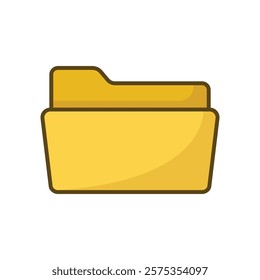 document folder icon vector design template simple and clean