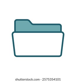 document folder icon vector design template simple and clean