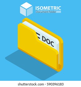 The Document Folder. Isometric