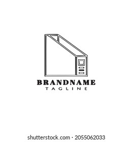 document folder logo template icon design modern vector illustration