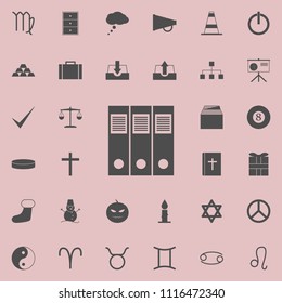 document folders icon. Detailed set of  Minimalistic  icons. Premium quality graphic design sign. One of the collection icons for websites, web design, mobile app on colored background