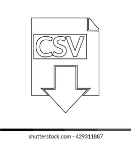 document format icon Illustration design